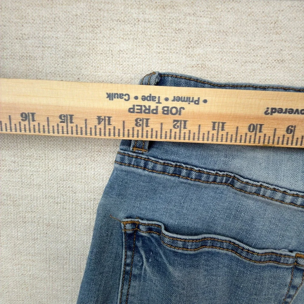 Tailor Vintage Canaan Jeans Mens 28x30 Slim Fit Comfort Stretch Blue Solid Denim